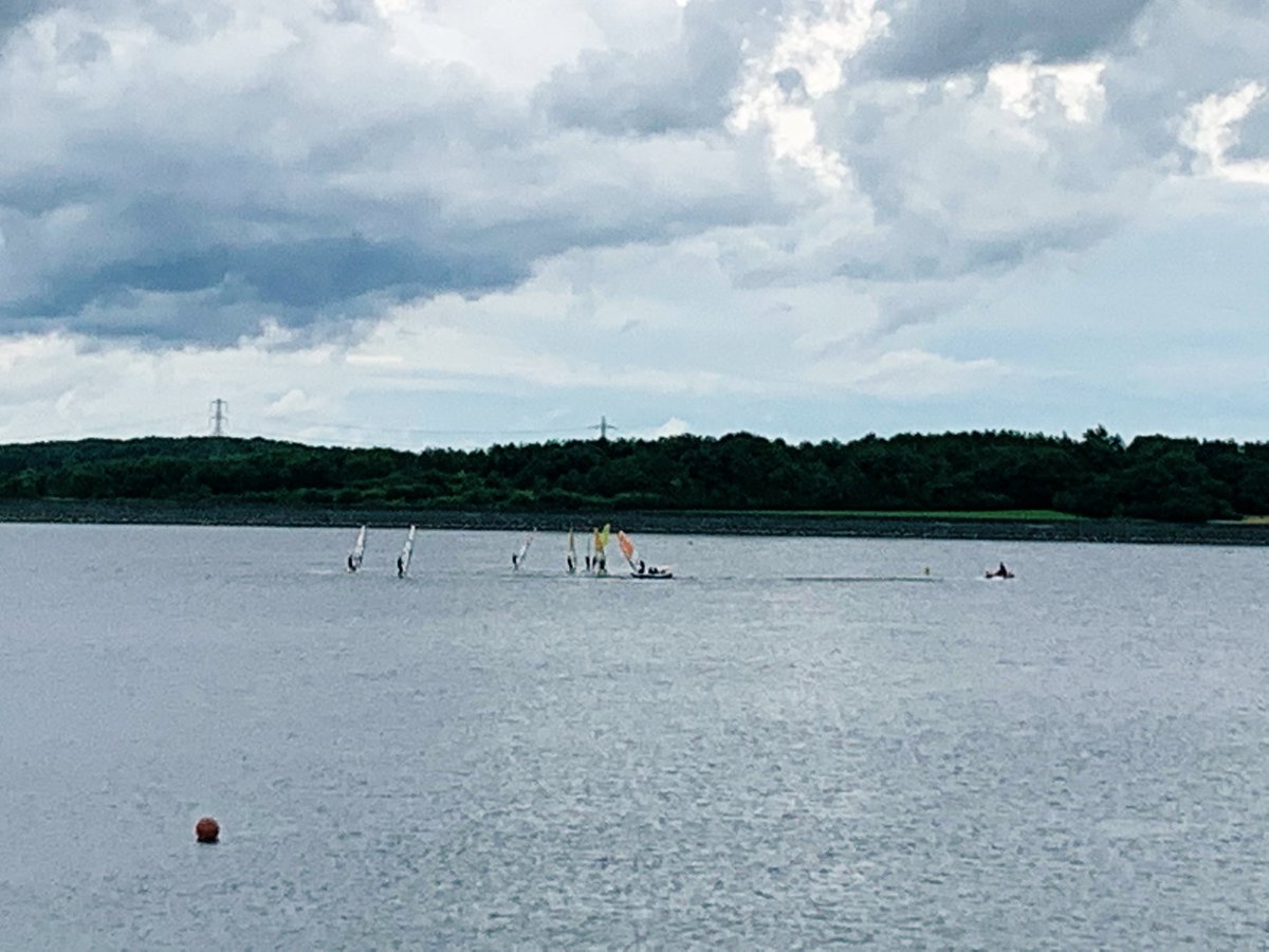BurtonSailing's tweet photo. The whole reservoir to play on today! Thanks for visiting us 😀#Techno293 #juniorwindsurfing #youthwindsurfing #training @RYAMidlands https://t.co/OIt9CnXLOl