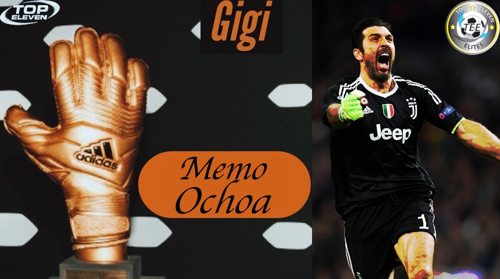 TopElevenElites's tweet photo. And the winner of the Gigi Award is...

Memo Ochoa, @FCCanaka!

Congratulations!
#TheElites🏆 https://t.co/ioC1qWp6Gs