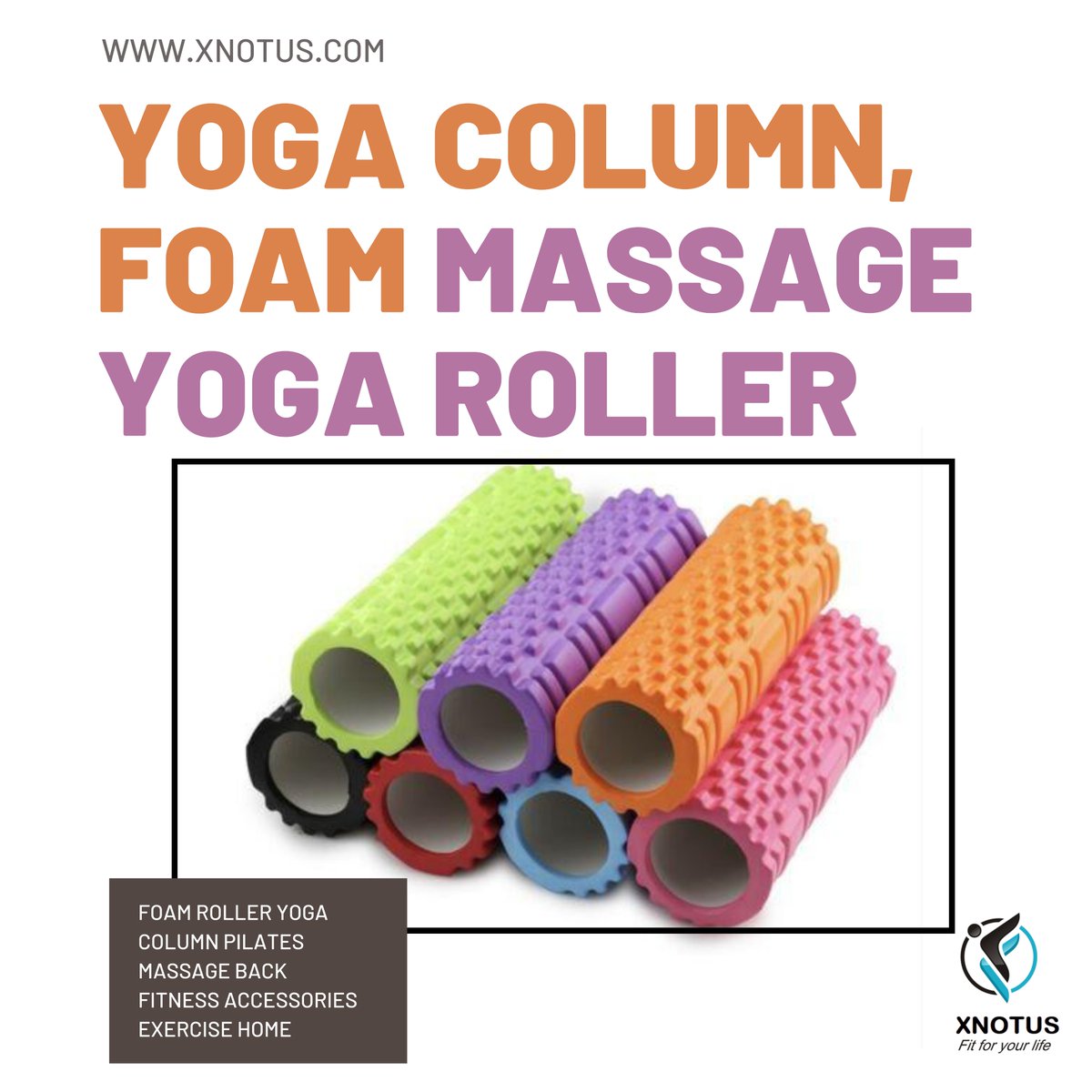 XnotusOfficial's tweet photo. YOGA COLUMN, FOAM MASSAGE YOGA ROLLER 

PRODUCT DETAILS: 

👉 It helps you to relax the tightness in your muscle, ease tension in the back by penetrating firm massage. 

👉 High-density massage provide you to relieve 

View All:  https://t.co/2E41nCFZ0C

https://t.co/2yc4QR7E22 https://t.co/8rlpWhXpdD