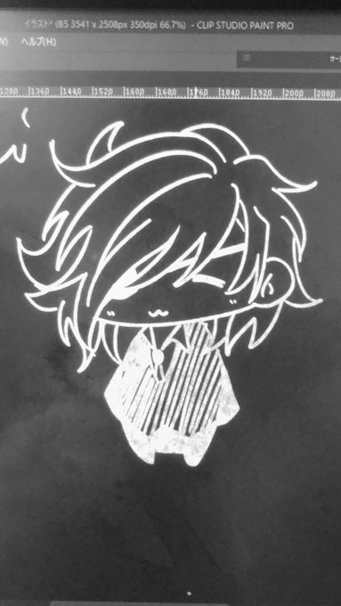 絵をモノクロにするとかっこいいのtwitterイラスト検索結果 古い順