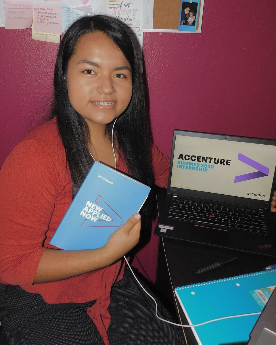 shpeUTD's tweet photo. Hola SHPE familia, 
This is Jaqui (ex-treasure) and she got an internship this summer
Company: Accenture
Description: Data Services Intern, I'm working on a process that will facilitate Cloud ERP System migrations! 
#shperegion5 #shpe #shpeutd https://t.co/VMAUzm33sY