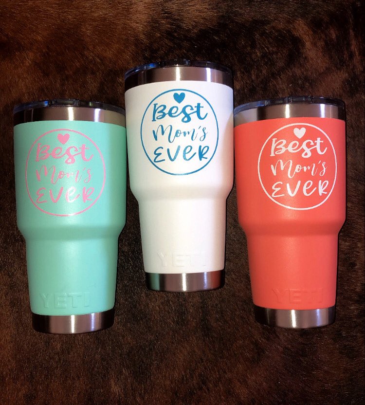 haleysteubing's tweet photo. ⭐️New Product⭐️ We are now offering personalized Yeti cups of all sizes🤩 DM to order yours! #smallbusinessowner #vinyldecals #yetitumbler #cricut #bossbabe #spreadingsmileswithstickers #HDDesigns https://t.co/6Q2PNAA4Lm