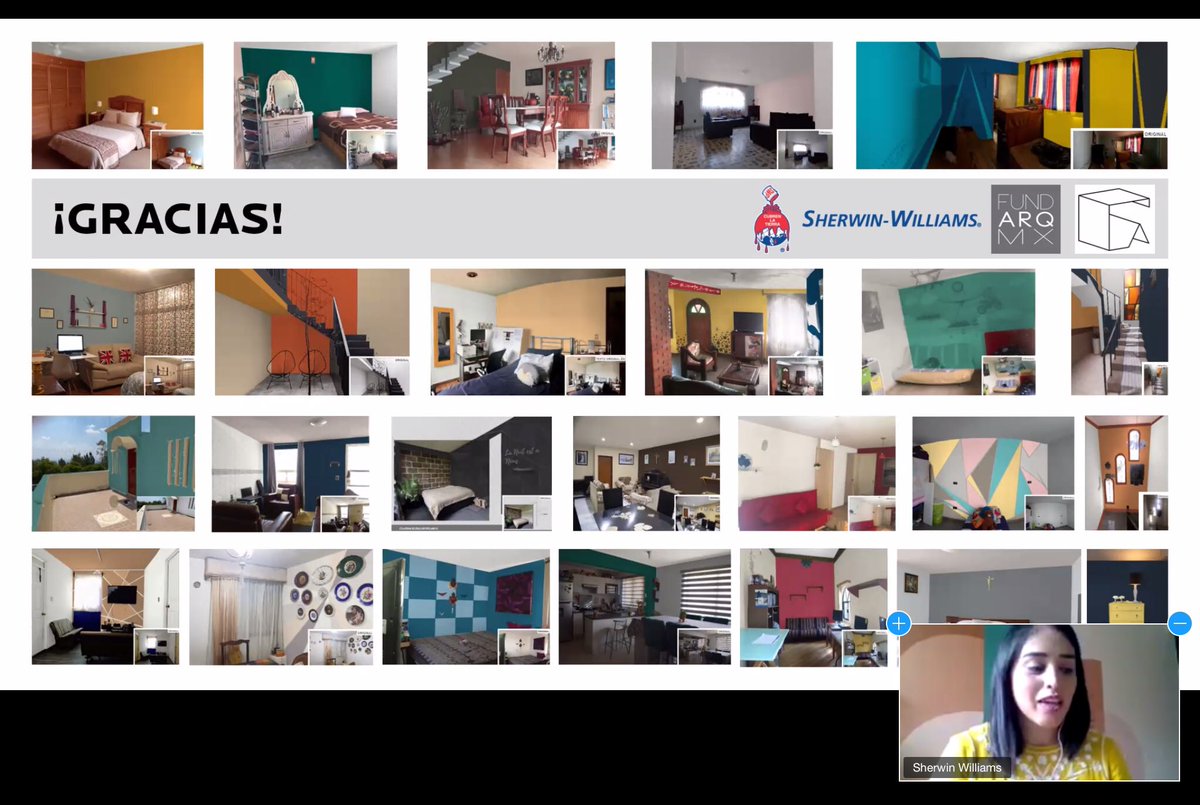 fundarqmx's tweet photo. Imágenes de los proyectos participantes, con reconocimiento y #ganadores del #Concurso donde transformaron su espacio con la aplicación #ColorSnap de @PinturasSherwin @fundarqmx @CasadelArq
Ve la transmisión donde #jurado da reconocimiento y explicación
https://t.co/z34wTHzvg4 https://t.co/LgqU5WnzRW