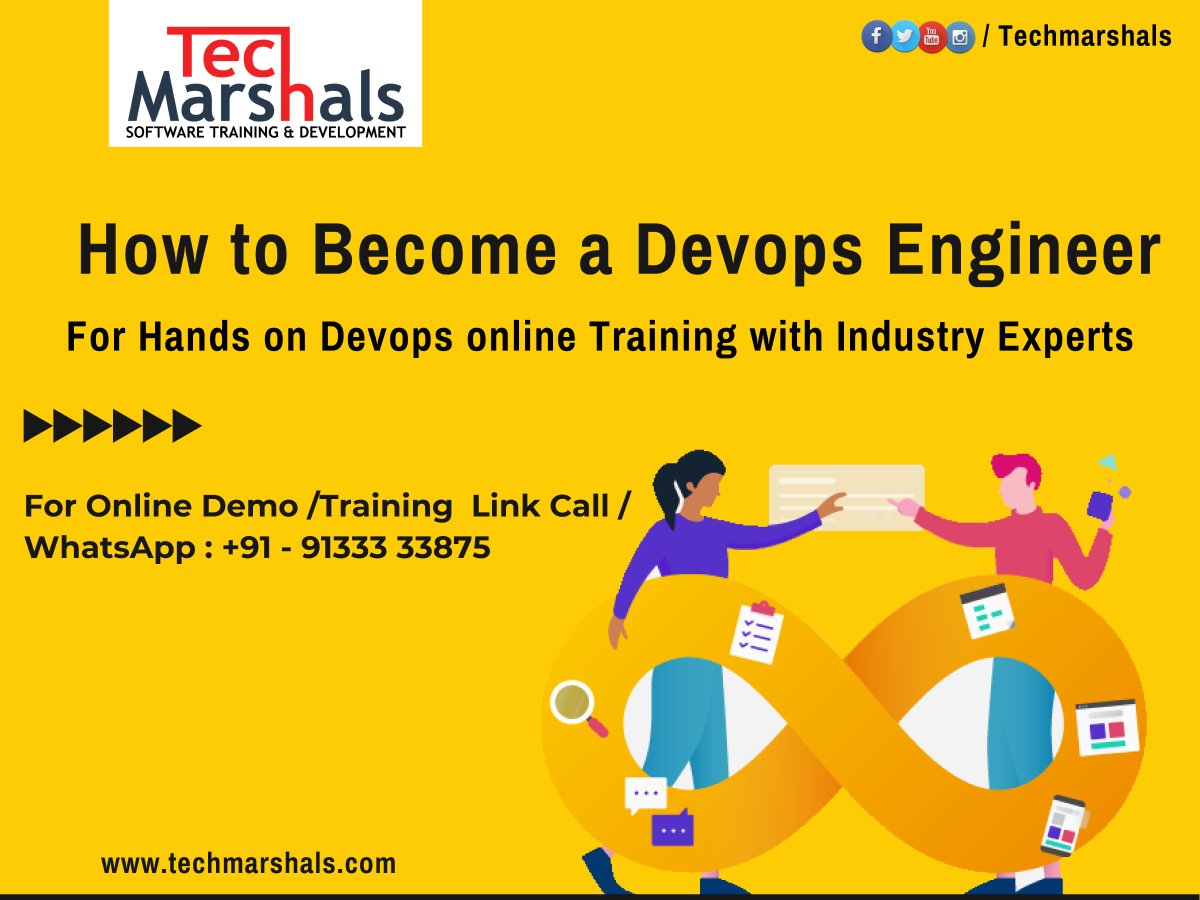 TechMarshals's tweet photo. DevOps Training By Mr. Amarendra.
For Demo Link, details call /WhatsApp: 9133333875.
Info@techmarshals.com
https://t.co/dx3EeoSoXG
#DevOps #Online #Classroom #Training #techmarshals #realtimeTraining #docker #AWS #Tutorial #Beginners #Demo #github #freedemo #bestdevopstraining https://t.co/hRlwDhJlSt