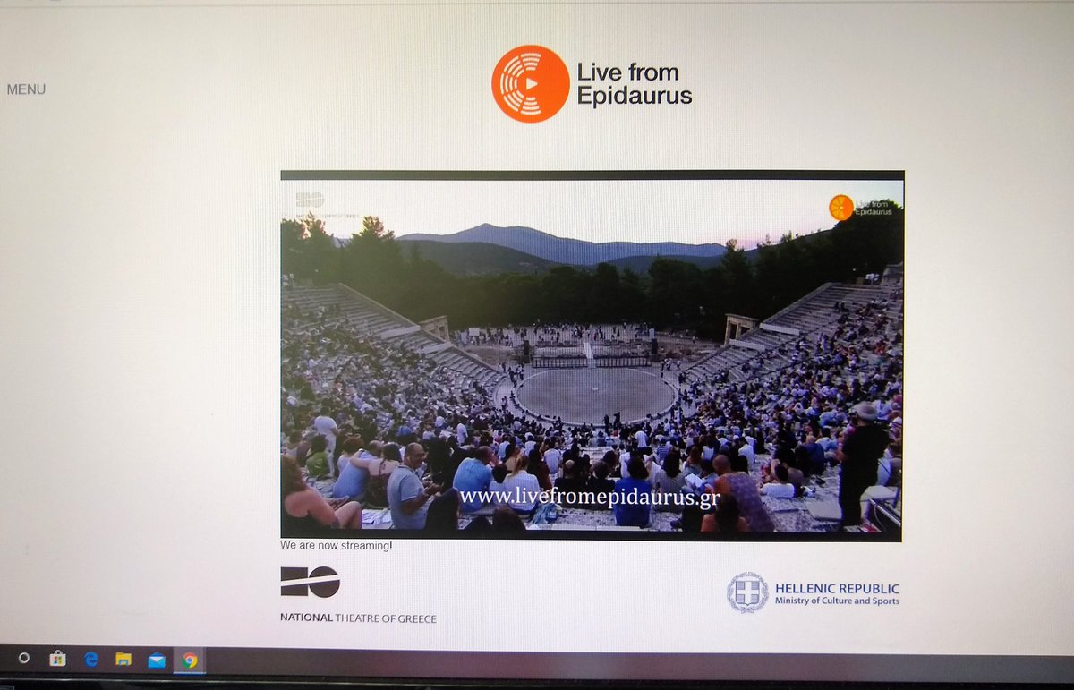 So excited about this! #ThePersians #livefromepidaurus #ClassicsTwitter @greek_festival You can watch it here: youtu.be/SCh2Rnv42rI @UFClassics