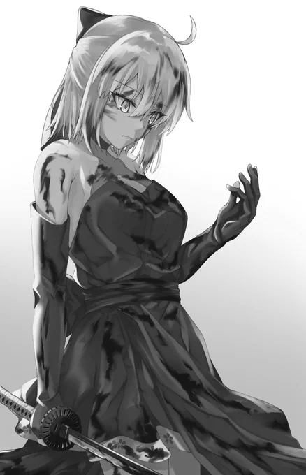 #絵をモノクロにするとかっこいい
ちょっと違う感じになるなぁ・・・ 