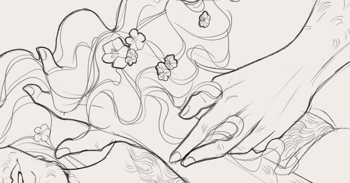 [commission wip] i'm so proud of these hands hrngh me loves hands 