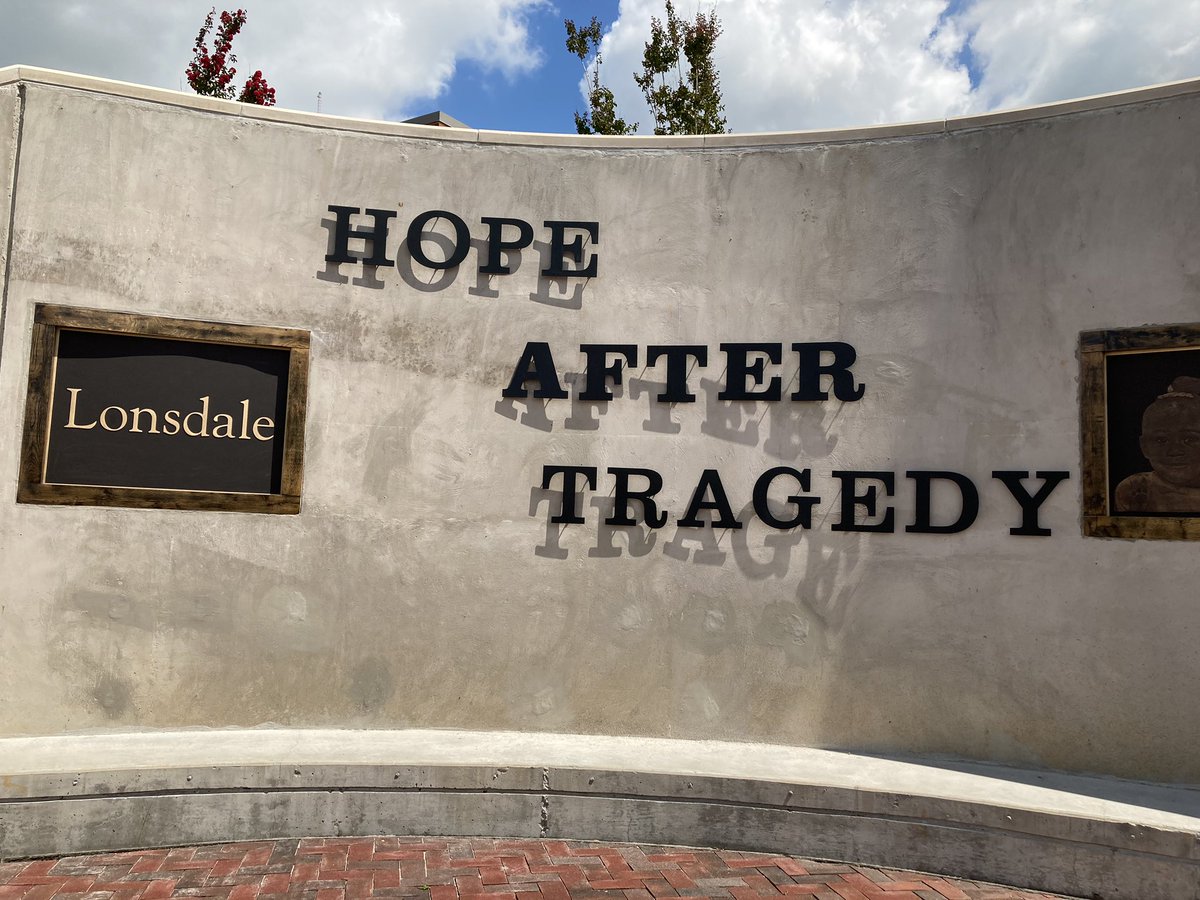 jsshoup13's tweet photo. Honored to be present at the unveiling of the new moment to Brittany Daniels and her family. Brittany was killed in a drive-by shooting in 1996. She had a monument, but this one is new and meant to last forever! #hopeaftertragedy https://t.co/TvAASncPLI