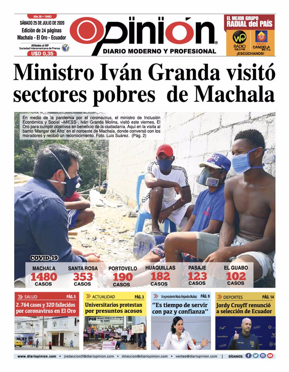IvanGrandaM's tweet photo. |#EnMedios|

Recorrido por el barrio "Manglar del Afro" en #Machala.

#DiarioOpinion https://t.co/EUEbkJoVV8