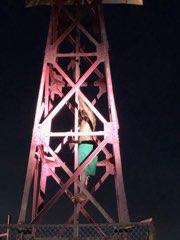 CPDMarineUnit's tweet photo. Last evening,#ChicagoPolice M3 responded to #FosterBeach for a man with violent tendencies climbing on the light tower at the end of the pier. #CPD SWAT Negotiators able to talk him onto M3, transported to #MontroseHarbor then to local hospital for evaluation. Very tense.... https://t.co/CQC4W9hAS6