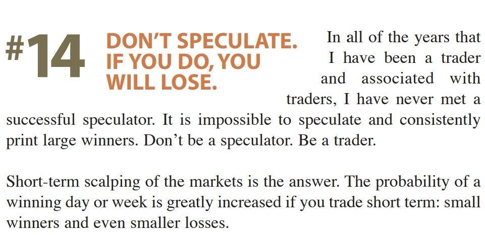  #tradingtips  #tradingrules Do not take every trade as a speculation ,if u do stay small.