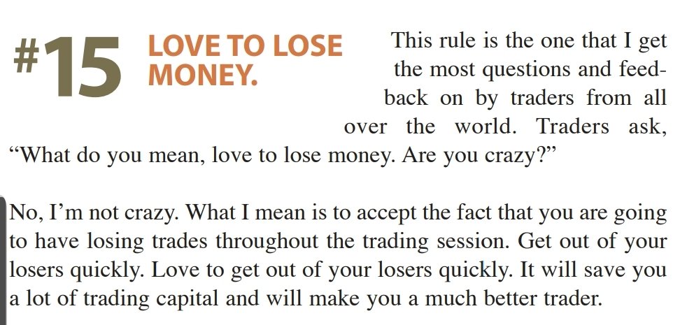  #tradingtips  #tradingrules Accept losing money as part of trading routine.