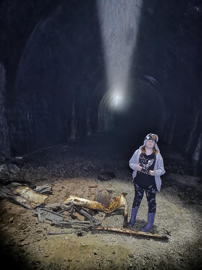 philhappycat's tweet photo. @LibanusPrimary bravery shown when exploring long abandoned railway tunnel @ merthyr/morlais today #thingstodoonarainyday https://t.co/ZrWfUruu1e