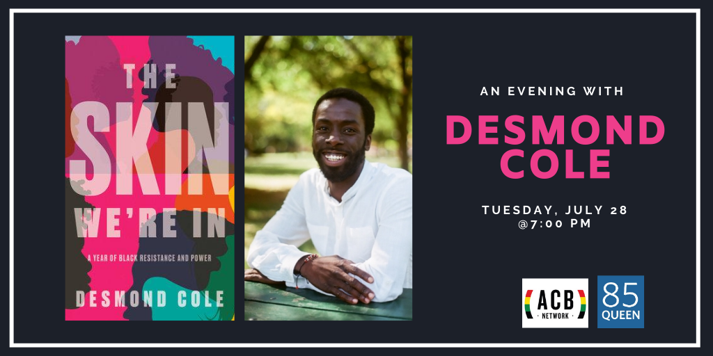 KitchLibrary's tweet photo. The Skin We're In: a provocative and perspective-shifting book by @DesmondCole

Join Cole and Ruth Cameron (@OfAcb) to discuss the book that's sparking national conversation, influencing policy, and inspiring activists.

No registration required - event will be on Facebook Live. https://t.co/kGusUJz5ji