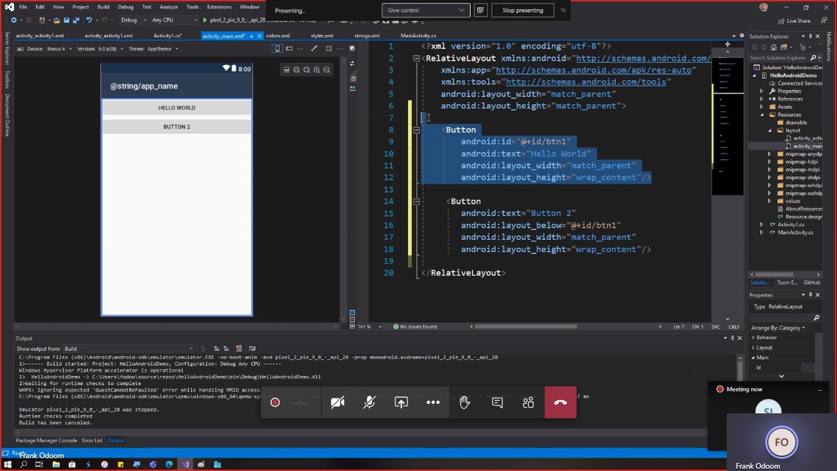 mlsaghana's tweet photo. We just had an awesome event with @mr_odoom(MVP) as we built a Native Android application live with @dotnet.

#MSFTStudentPartners #Dotnet #Microsoft https://t.co/A8iMWD4GjI