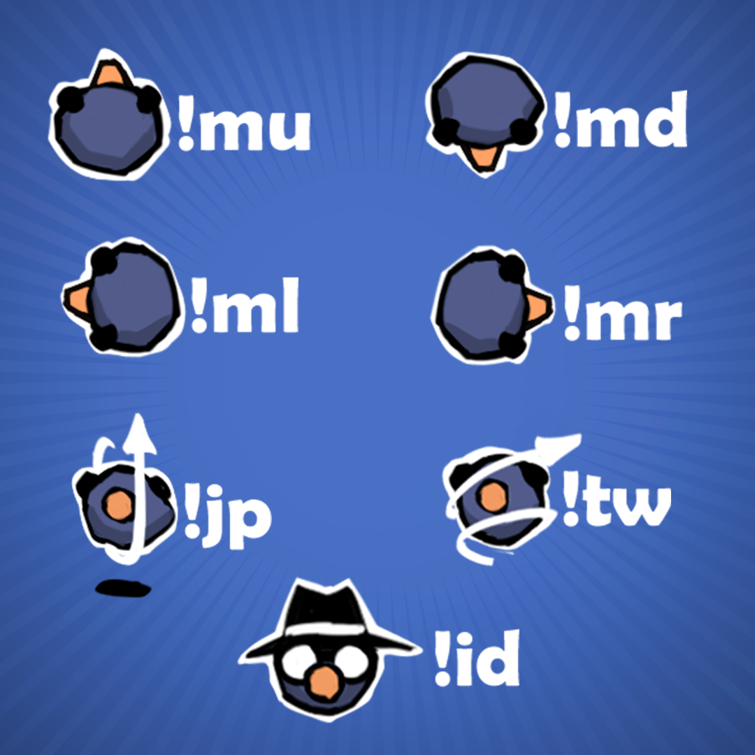 Moxvo's tweet photo. Some silly disco dancing penguins for O.O.C Disco Party, a small  twitch game we did for the #GMTK gamejam a couple weeks ago !
 #gamedev #2dart #conceptart #discodancingpenguins https://t.co/TJ2zPL5Ii6