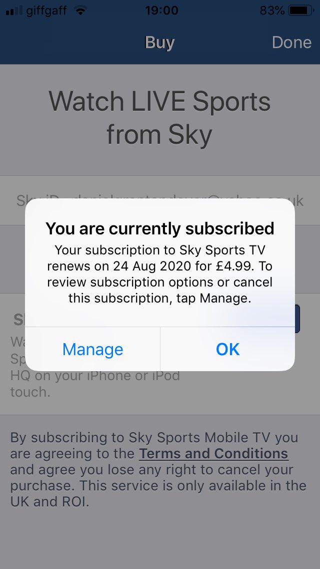 danielgrant85's tweet photo. @SkySports @OfficialPDC all i want to do is watch the Darts, 2 nights in a row tells me subscription ended 🤦🏻‍♂️ https://t.co/ixPmhHVa2K