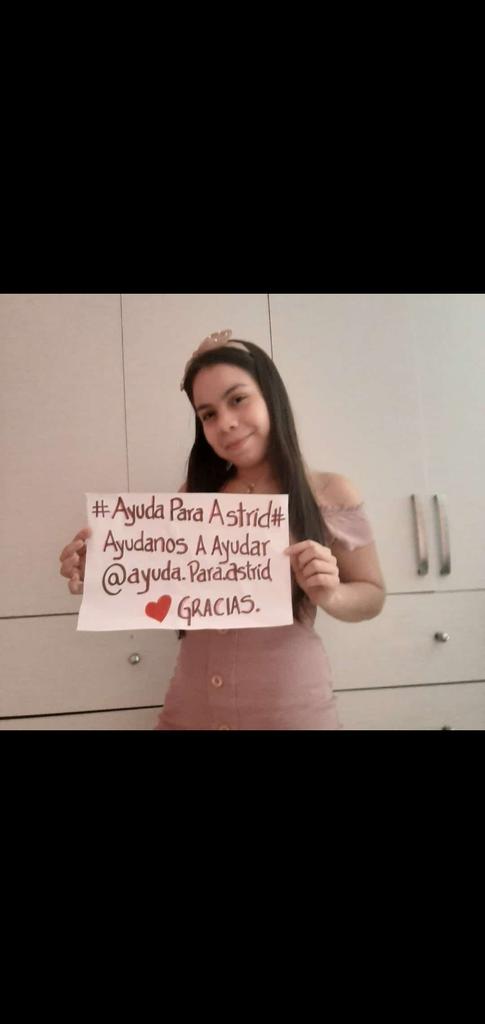 mafstta's tweet photo. Ella es una de mis mejores amigas. Y se lo juro que ha sido tan fuerte. Hoy ella y su familia comienzan una batalla por la vida de Astrid Valentina, su hermaná, a la que el día de ayer 24 de julio le diagnosticaron un tumor cancerígeno en el mediastino. #AyudaParaAstrid 🧵 https://t.co/cFg6B6txZD