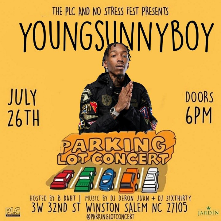 beatsbangblog's tweet photo. Catch .@youngsunnyboy_ Perfoming Live  at the #nostressfest in Winston-Salem, NC hosted by @djesudd https://t.co/9OnTggwxRi