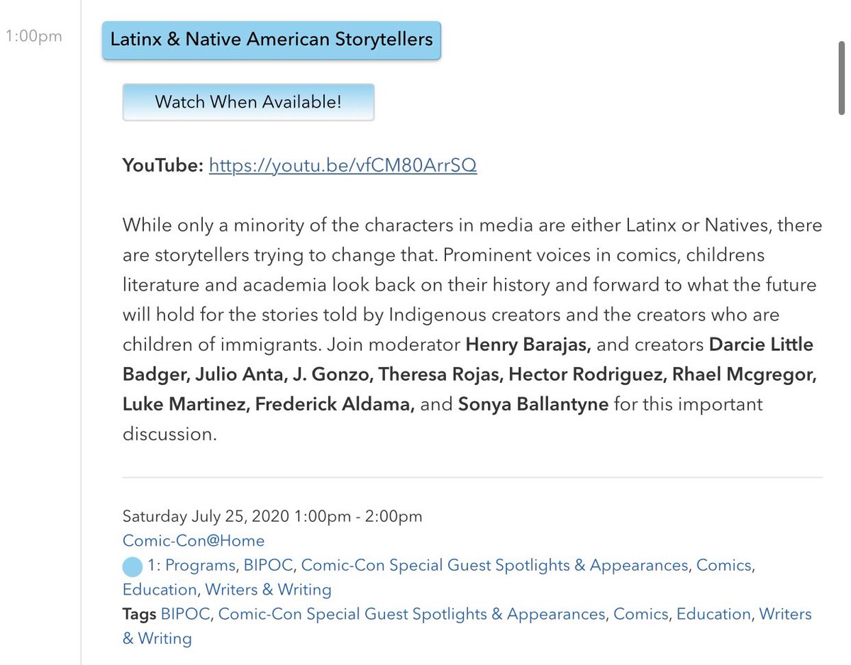 Today at 3PM (CT) (1PM PDT)! @sonyaballantyne <a href="/Comic_Con/">Comic-Con International</a>