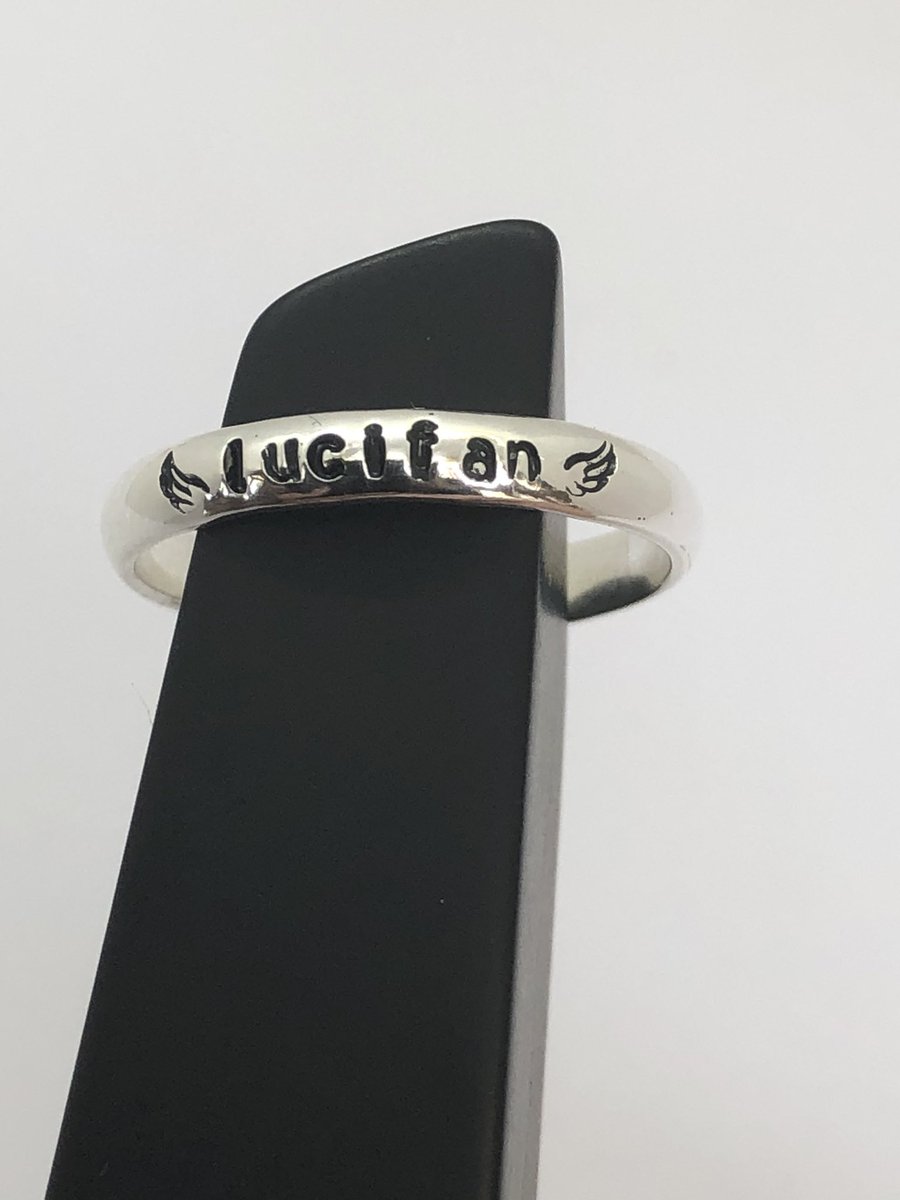 ChangingChanne1's tweet photo. Hey #lucifans, I am honouring Jane Wilson — the co-founder of @lucifansgroup1 and a big part of the #Lucifer fandom — by selling sterling silver #Lucifan rings. $5 from each ring will be donated to Little Victories, an animal rescue favoured by Jane. https://t.co/c4SxNKA6J6 https://t.co/PPUzzNkxQf