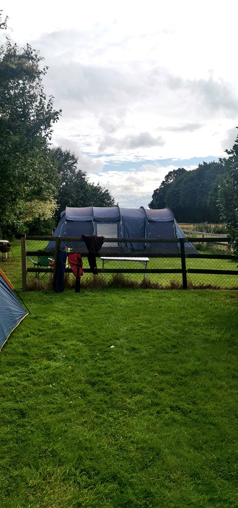 kerrylynn21's tweet photo. Getting our camp on (in the garden) ๐ #titansfest https://t.co/ApkG9A4PVk
