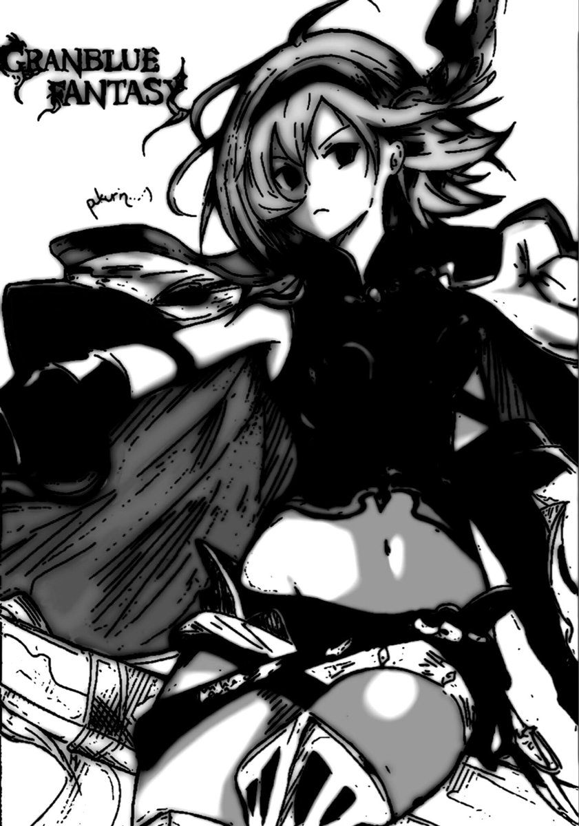 #絵をモノクロにするとかっこいい
最近全然絵描いてないな… 