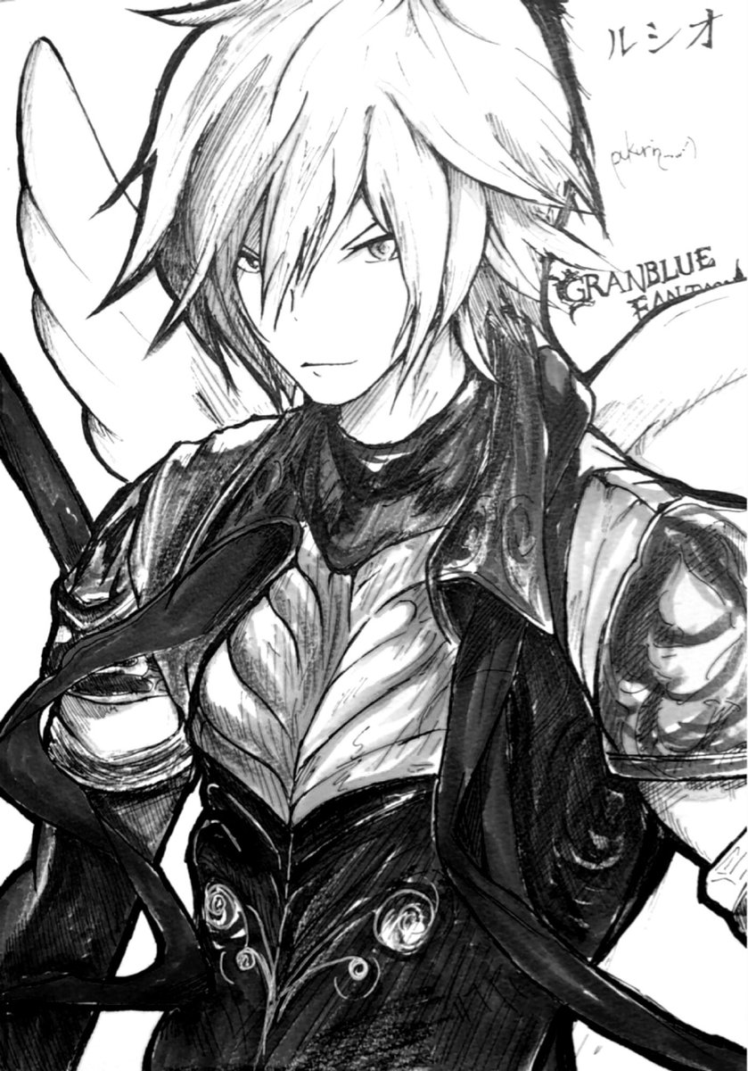 #絵をモノクロにするとかっこいい
最近全然絵描いてないな… 