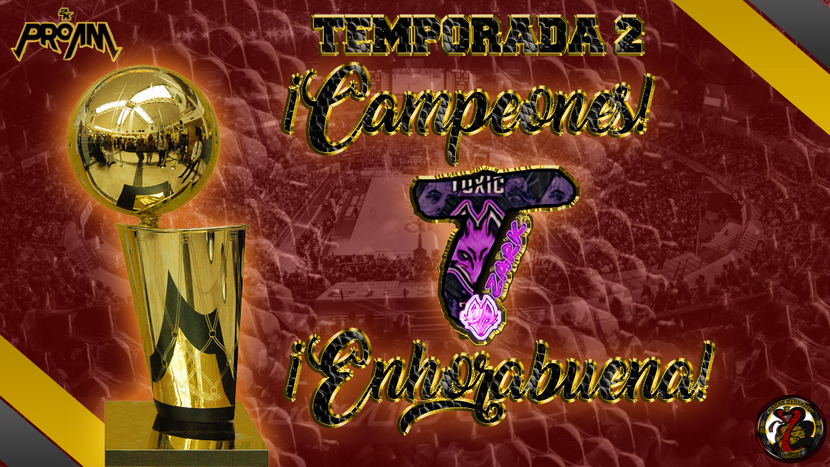 Una vez más, felicitamos a <a href="/ToxicZark2K/">🦊☢️Toxic Zark 2K☢️🦊</a> por hacerse con el campeonato la segunda temporada de la <a href="/MMLeague2k/">Mamba Mentality League</a>. También queremos dar la gracias a todos los equipos que han participado, sin todos vosotros, esto no sería posible. GRACIAS! 🏀