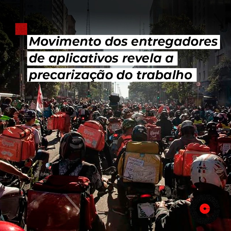 observadh_'s tweet photo. O Breque dos App, como ficou conhecido a paralisação dos entregadores de aplicativos que ocorreu no dia 1º de julho, destacou a precarização nas condições de trabalho. Hoje, 25 de julho, acontece o segundo ato do #BrequeDosApps

CONFIRA A MATÉRIA NO SITE:

https://t.co/mRibVpF2Ta https://t.co/7tWYnXh9YV