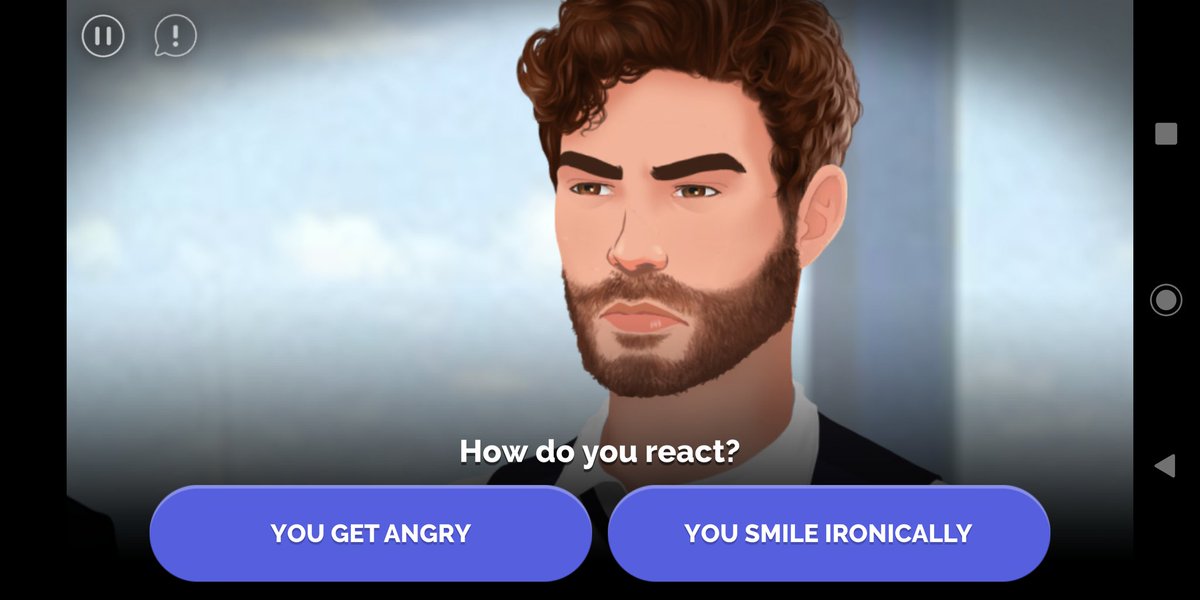 I have no idea what 'Smile Ironically' means, therefore I am compelled to choose it in the hope that Ken Doll 1 loses it and becomes The Joker.