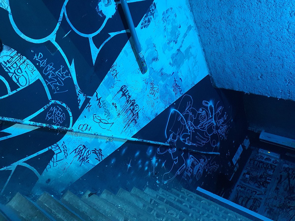 LaurePressac's tweet photo. Et enfoncez vous dans les sous sols du @PalaisdeTokyo pour découvrir le #LascoProject notamment porté par Lek et Sowat (visite guidée à 20h, 15h le dimanche) https://t.co/GDATInBX2e