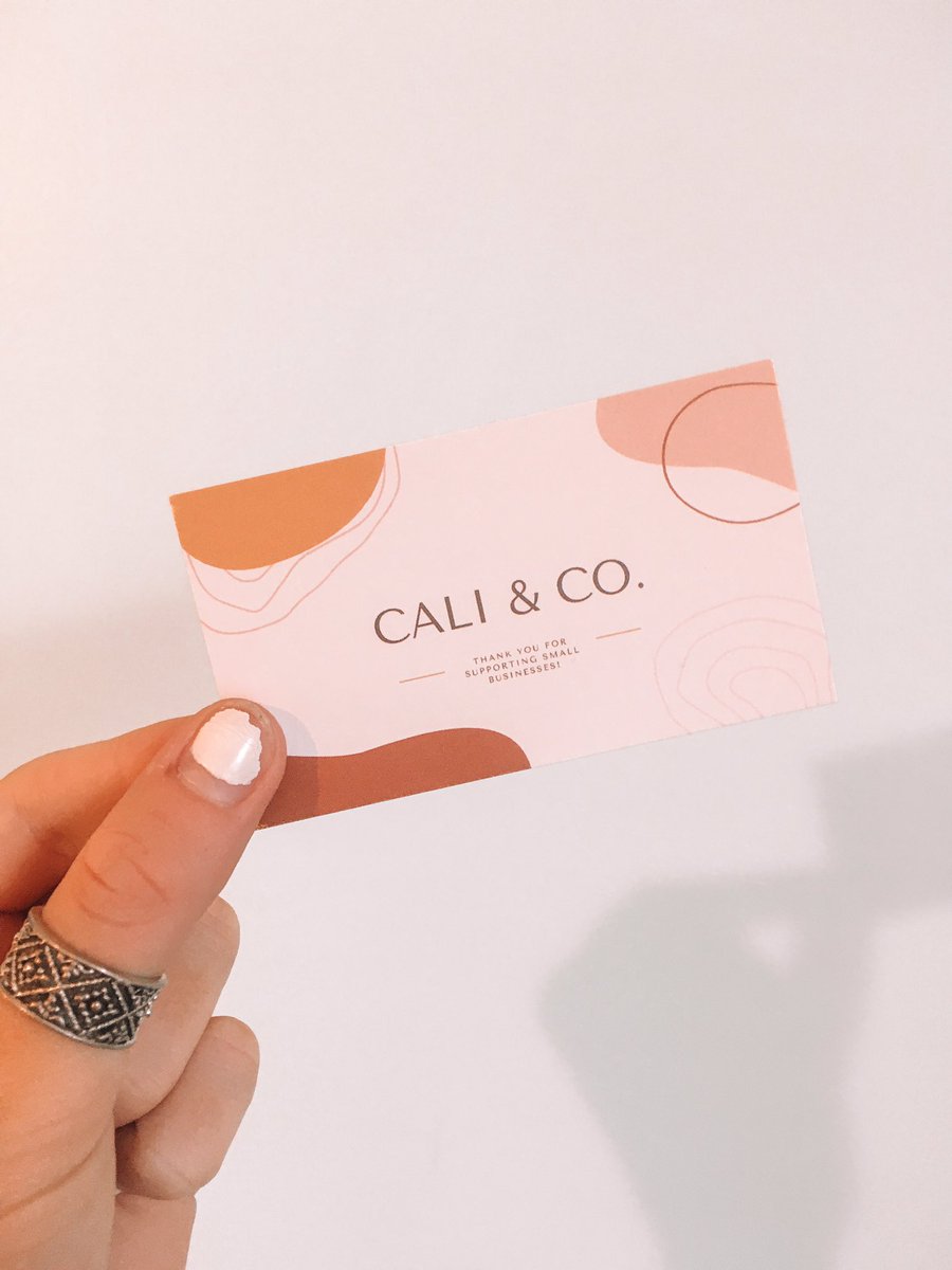 caliandcompany's tweet photo. look what came!! GOT BUSINESS CARDS! they will be included with every order along with a free matching scrunchie🤩 link to my etsy in my bio! https://t.co/YdxKcsyXy9
