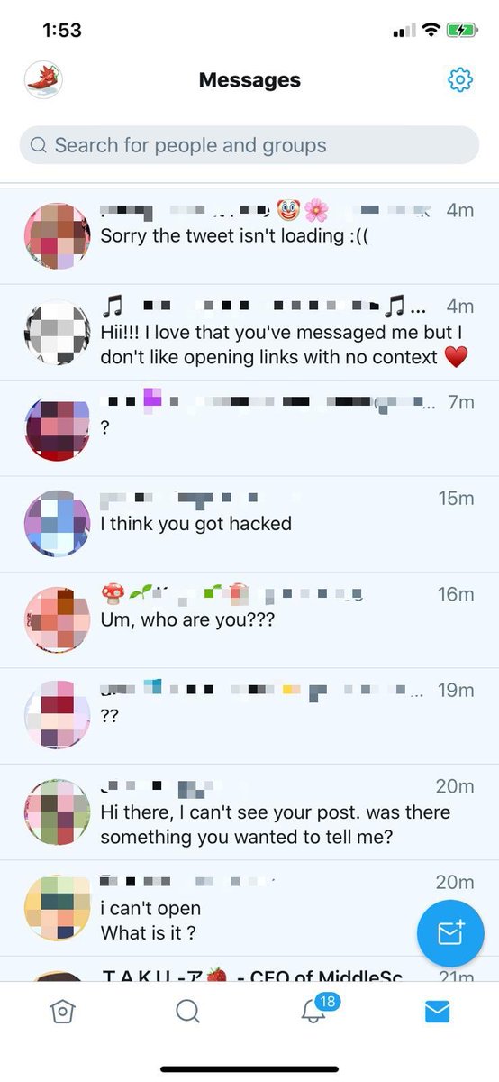 _SpicyChancla_'s tweet photo. Day started with my account getting hacked!! Please, if you received a DM from me with a link, don’t try to open it. It’s clearly a scam 📵 

I’m so sorry to everyone for the inconvenience!! 😖 https://t.co/sEadgK0ZFV