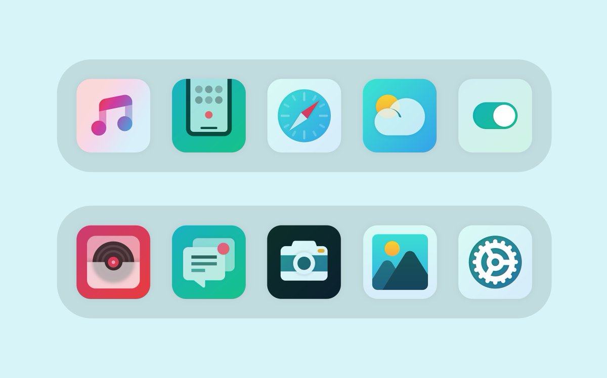 Couple of new icons.

Reddit thread: reddit.com/r/iOSthemes/co…