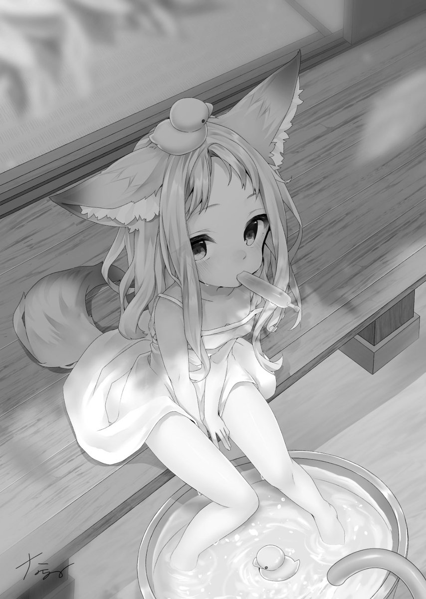 「#絵をモノクロにするとかっこいい
? 」|なちる@新刊委託中🐾のイラスト
