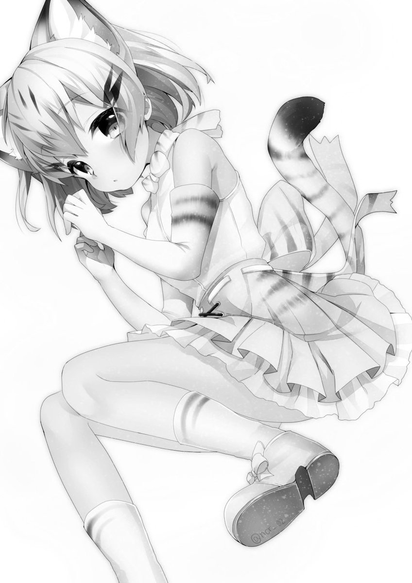 「#絵をモノクロにするとかっこいい
? 」|なちる@新刊委託中🐾のイラスト