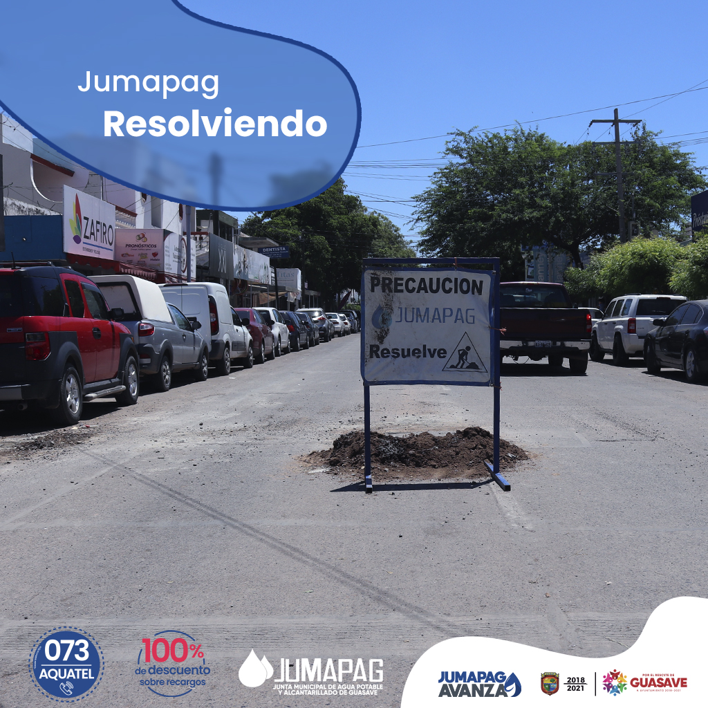 jumapag's tweet photo. #JumapagAvanza resolviendo reportes de fugas. Recuerda que para una atención oportuna y un mejor servicio tus reportes deben ser por las vías institucionales, #Aquabot y #Aquatel, con esto #JumapagAvanza y contribuimos #PorElRescateDeGuasave https://t.co/l51PA1GRGY