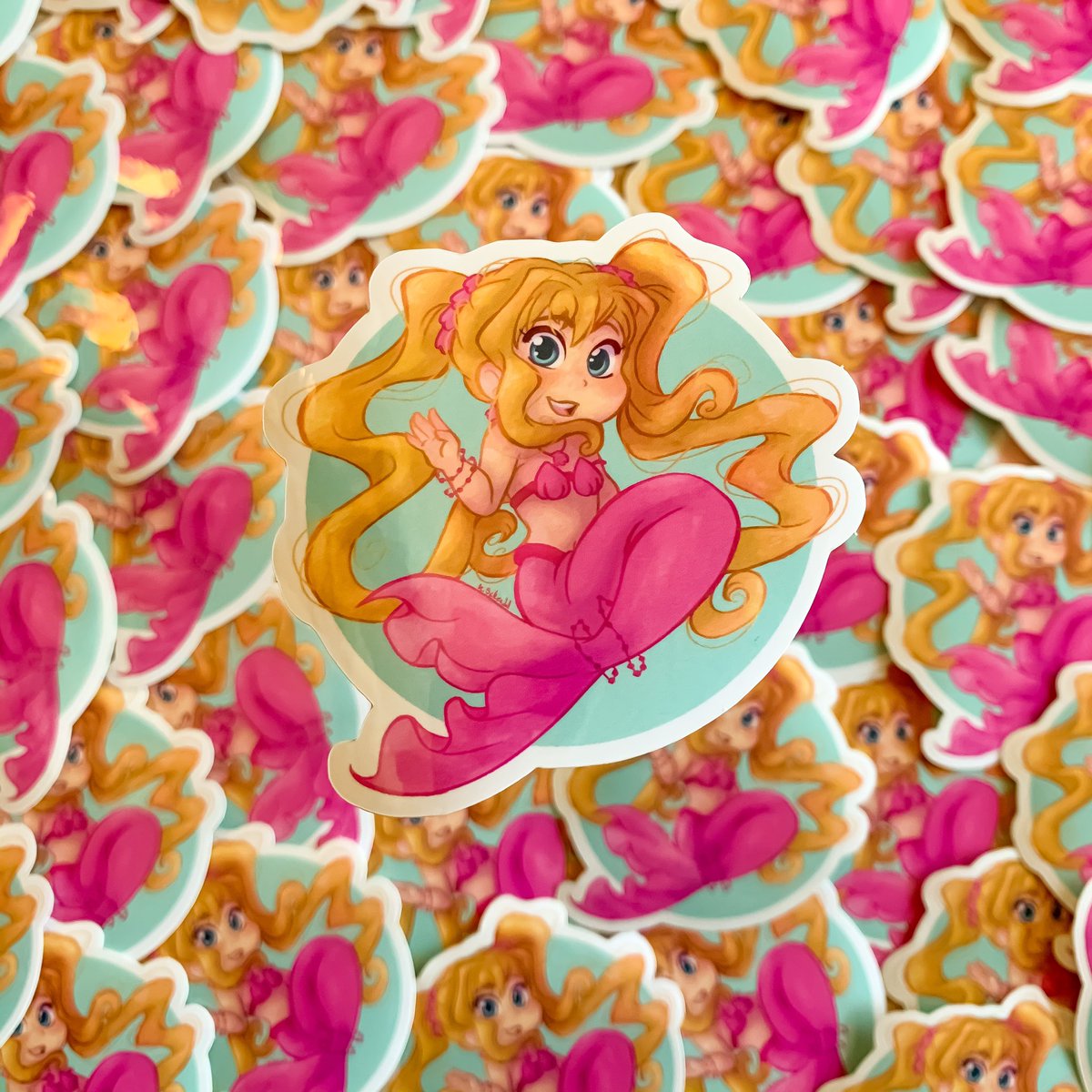 KelceyDoodles's tweet photo. These Mermaid Melody stickers are up in my Etsy shop! Link in bio! ✨💕 #sticker #stickers #mermaidstickers #smallbusiness #smallbusinesses #artshop #etsyshop #etsy #stickershop #mermaidmelody #animestickers #animeart #pinkpearl #pinkmermaid https://t.co/Qy8ebhc5Z9