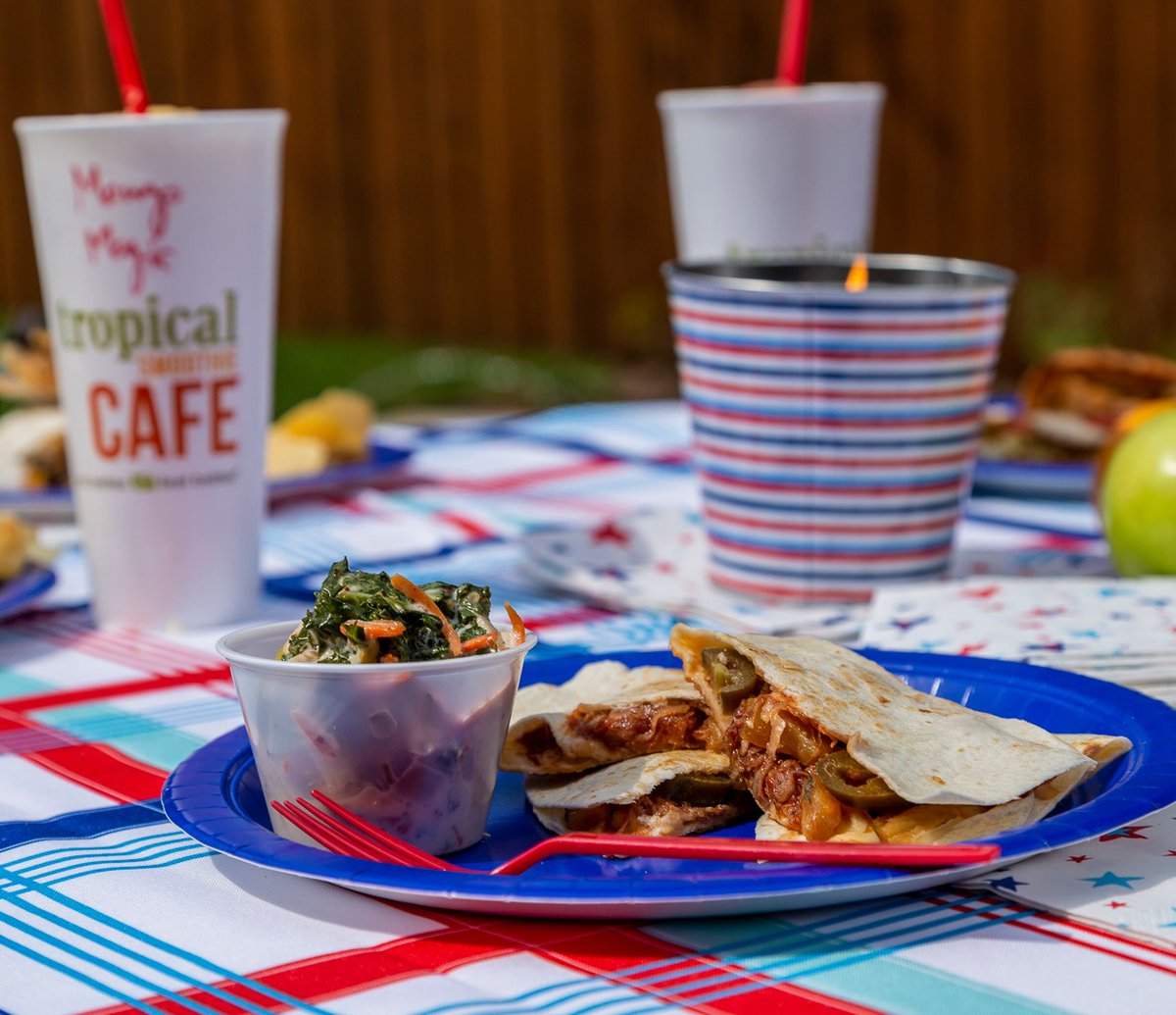Turn up the summer flavor with a BBQ Pork Quesadilla before it’s gone! ☀️