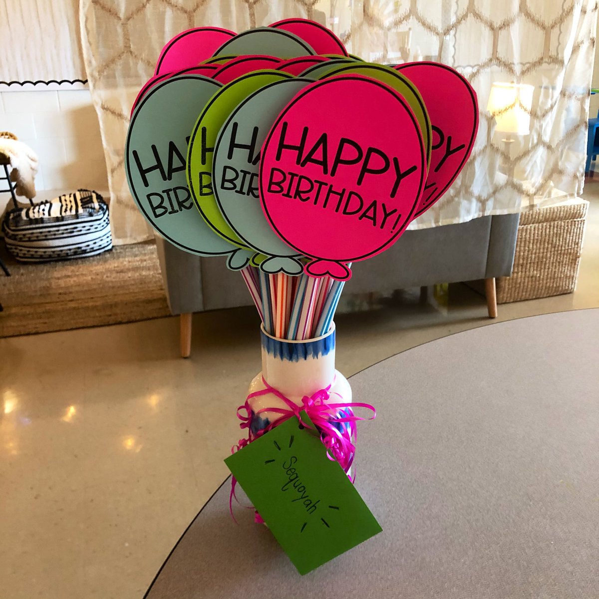 Everyone should do something nice for a new teacher, every year, but this year especially. My coworker is new to classroom teaching (from sped) this year needed birthday presents for her students. Done! 🤍✔️