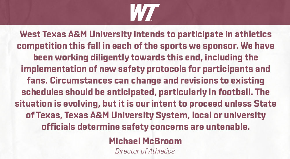 West Texas A&M Athletics tweet media