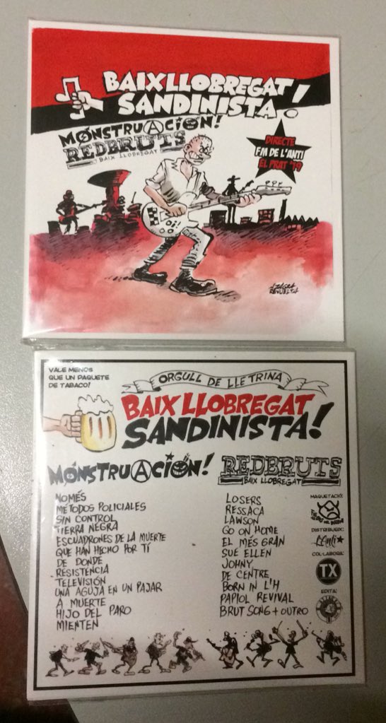 redbruts's tweet photo. Ja el tenim aqui!!!
L’anti (el Prat de llob) treu en format cd el concert de la festa major’19.
Un cd compartit entre @monstruacionkny i @redbruts 
Editat per ATTACK1ESTUDI (https://t.co/Wxv2c9fpP1) amb la col.laboracio de Sonoritzacions TX (@TX_sonoritz) i portada de @cazagra https://t.co/QO48ntncrj