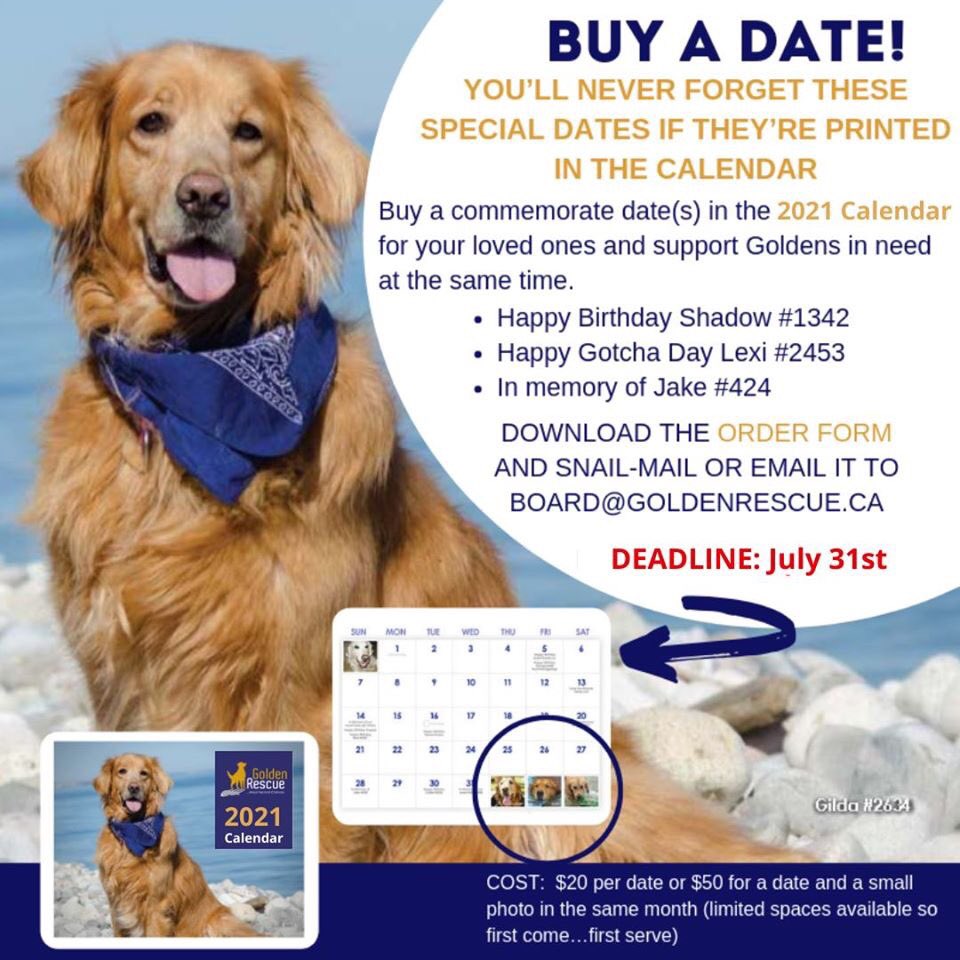 Golden Rescue on Twitter "There are only a few days left to BUY A DATE