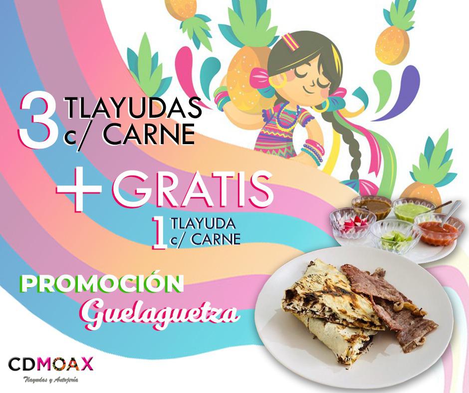 cdmoax's tweet photo. ¡¡¡En la CDMX también estamos de fiesta!!!

Coronada como el platillo ganador de la contienda de “Street Food” en @netflixlat y como mejor ciudad a nivel mundial.

Sigamos festejando a Oaxaca y a la Tlayuda con ésta… https://t.co/lJ231mkhiI