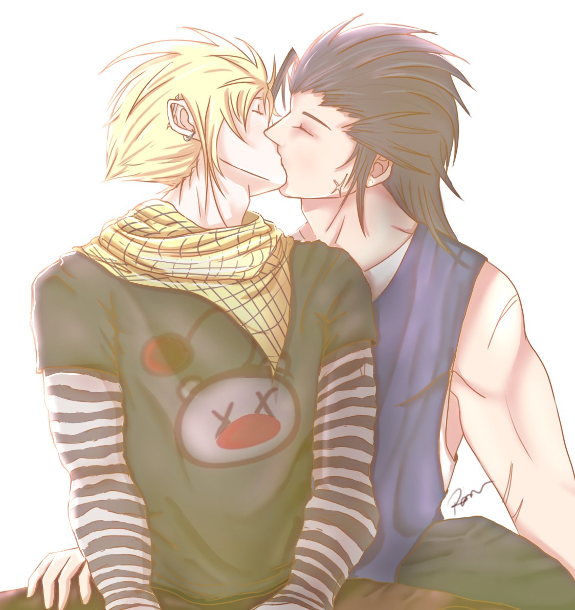 WindupKuponut's tweet photo. Commission of #zakkura #clack !!! Boyfriends ♡ #zackfair #cloudstrife #FinalFantasy7Remake #ff7r #FFVIIR https://t.co/bnkVP5XS78