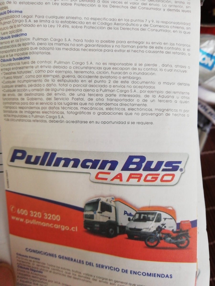 patogallego's tweet photo. Con respecto al tema de mi aspiradora #SOMELA, revisando la guía de despacho... #PullmanCargo recibió el producto el 6 de junio... O sea, los de la demora son los de esta empresa de transporte... Vergonzoso! https://t.co/H08Jf3TW1j