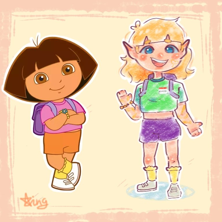 Xxhuiee's tweet photo. The vengolor brothers reminded me of a certain cartoon ๐ค
#jrwifanart #jrwishow #sylnan #braad #DoraTheExplorer https://t.co/D1XFqVPmZp