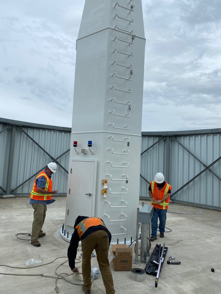 SARevangelist's tweet photo. ⚠️Happening Now⚠️
Upcoming @NASA-@ISRO SAR mission #NISAR is getting real. Ka-band antenna 📡 to support #NISAR is going in at @Ak_Satellite as we speak. 🎉🎉 -- Are you #ExcitedforNISAR yet?
#GoldenAgeOfSAR @uafairbanks @SERVIRGlobal @NASAJPL @NASAARSET @NASAEarthData @ESA_EO https://t.co/9wHfcD34ub