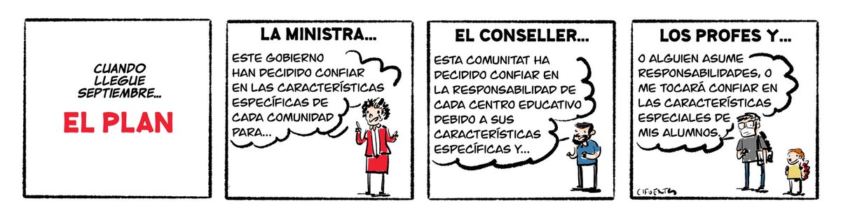 Cuando llegue septiembre...
Este será el plan